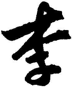 李,張浚,書法字典